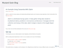 Tablet Screenshot of blog.mustardgrain.com