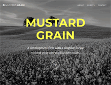 Tablet Screenshot of mustardgrain.com